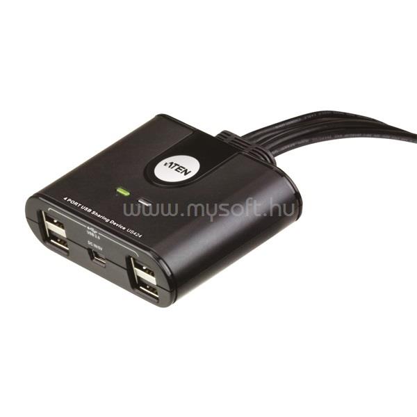 ATEN USB Periféria Elosztó 4PC 4Eszköz US424