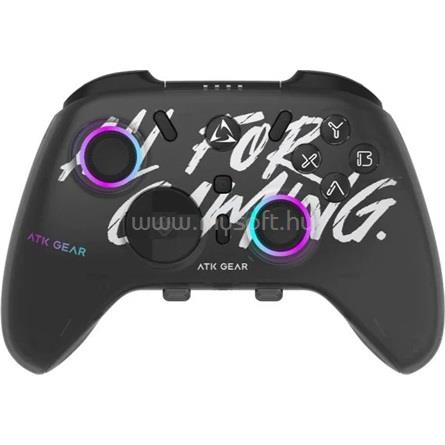 ATK Axe PRO Bluetooth / USB / vezeték nélküli gamepad játékvezérlő + dokkoló (fekete)