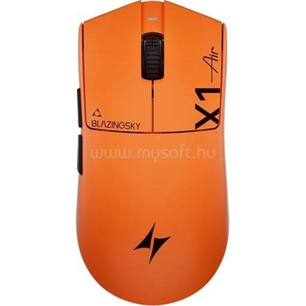 ATK Blazing Sky X1 Air+ optikai vezeték nélküli gaming egér sunset orange