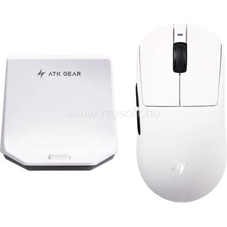 ATK Dragonfly A9 NB optikai vezeték nélküli gaming egér fehér