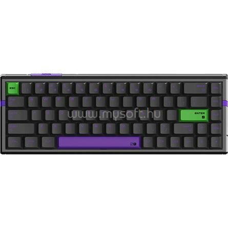 ATK RS6 Ultra Night Hunter USB-C angol gaming mechanikus billentyűzet fekete