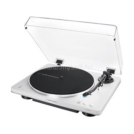 AUDIO-TECHNICA AT-LP70XBTWS automata szíjhatásos Bluetooth/bakelit lemezjátszó (fehér-ezüst) AT-LP70XBTWS small