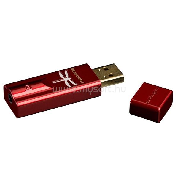 AUDIOQUEST Dragonfly Red USB DAC előfok és fejhallgató erősítő