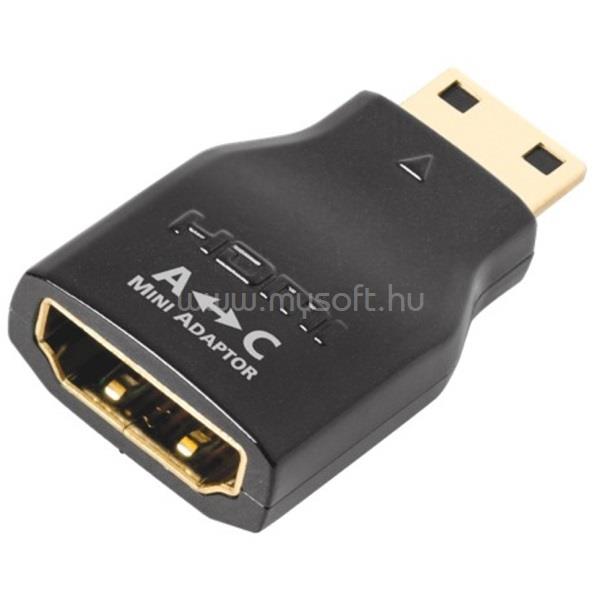 AUDIOQUEST HDMADAC HDMI Type A aljzat - Mini Type C dugó aranyozott csatlakozós adapter