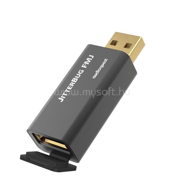 AUDIOQUEST JitterBug FMJ USB 2.0 digitális adat- és tápzaj szűrő