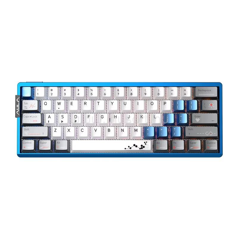 AULA AG60 MAX eSport mechanikus Magnetic Switch gamer vezetékes billentyűzet amerikai angol lokalizáció (kék)
