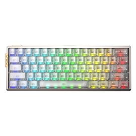 AULA AG60 PRO mechanikus eSport Magnetic Switch gamer vezetékes billentyűzet amerikai angol lokalizáció (ezüst-átlátszó) AU-AG60PRO-2 small