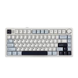 AULA F75 mechanikus gamer vezeték nélküli billentyűzet amerikai angol lokalizáció (fehér-kék) AU-F75-15 small