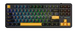 AULA F87 mechanikus gamer vezeték nélküli billentyűzet amerikai angol lokalizáció (fekete-narancs) AU-F87-BO small