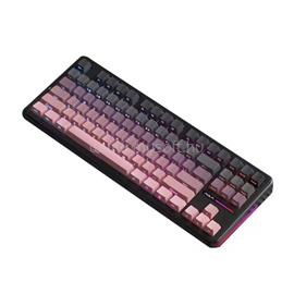 AULA F87 PRO Vezeték Nélküli Mechanikus Gamer Billentyűzet - Fekete-Bordó AU-F87S-19 small