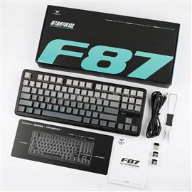 AULA F87 PRO Vezeték Nélküli Mechanikus Gamer Billentyűzet - Fekete AU-F87S-8 small
