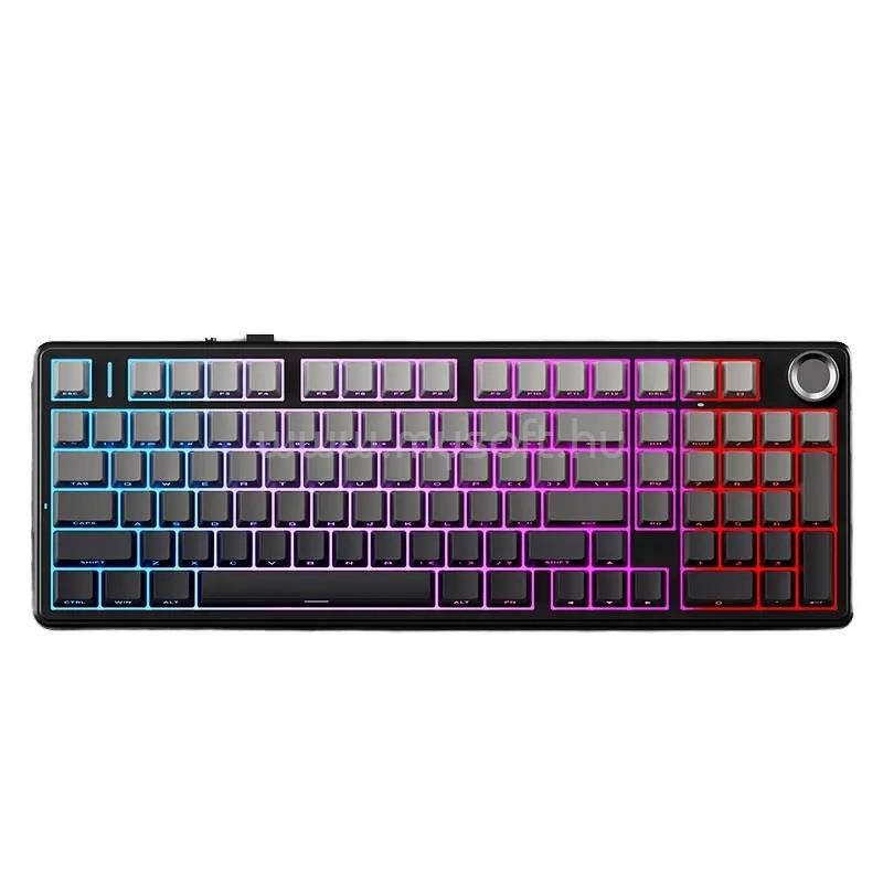 AULA F99 PRO Vezeték Nélküli Mechanikus Gamer Billentyűzet - Fekete