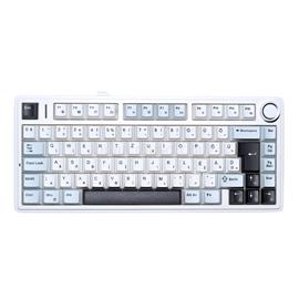 AULA F75 mechanikus gamer vezeték nélküli billentyűzet magyar lokalizáció (fehér-kék) AU-F75-15-HU small