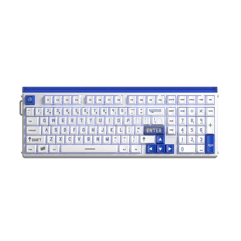 AULA HERO99 mechanikus Magnetic Switch gamer vezetékes billentyűzet amerikai angol lokalizáció (fehér)