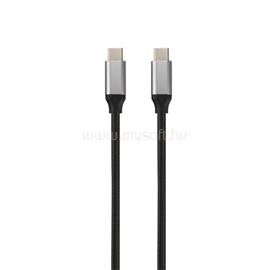AVAX CB302G STEELY 1,5m 60W Type-C gyorstöltő sodorszálas acélszürke adat- és töltőkábel CB302G small