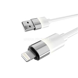 AVAX CB310 GLOWY 1m USB-A - Lightning fehér töltőkábel AVAX_CB310 small