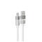 AVAX CB312 GLOWY 1m 18W USB-A - USB-C gyorstöltő kábel (fehér) AVAX_CB312 small
