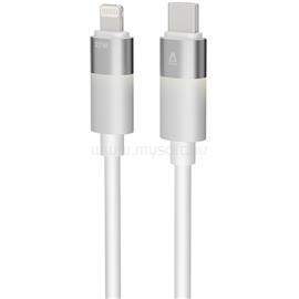 AVAX CB314 GLOWY 27W USB-C - Lightning gyorstöltő kábel, fehér - 1m AVAX_CB314 small
