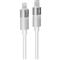 AVAX CB314 GLOWY 27W USB-C - Lightning gyorstöltő kábel, fehér - 1m AVAX_CB314 small