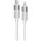 AVAX CB314 GLOWY 27W USB-C - Lightning gyorstöltő kábel, fehér - 1m AVAX_CB314 small