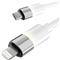 AVAX CB314 GLOWY 27W USB-C - Lightning gyorstöltő kábel, fehér - 1m AVAX_CB314 small