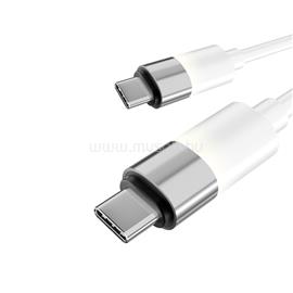 AVAX CB317 GLOWY 2m 60W USB-C fehér gyorstöltő kábel AVAX_CB317 small