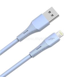 AVAX CB3305 USB-A - Lightning szilikon töltőkábel, 1.5 m, világoskék AVAX_CB3305 small