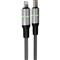 AVAX CB637 STEELY LED 27W USB-C - Lightning gyorstöltő kábel, fonott, fekete - 3m AVAX_CB637 small