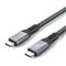 AVAX CB902 THUNDER 240W/40Gbps USB4.0 Thunderbolt 4 fonott kábel viharszürke, 1m 5999574480453 small