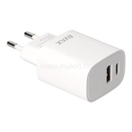 AVAX CH320 SPEEDY hálózati fali töltő USB + Type C, 20W CH320 small