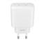 AVAX CH602W SPEEDY+ 45W GaN 2x USB-C PD3.0 fehér gyors töltő adapter AVAX_CH602W small