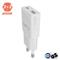 AVAX CH641W NANO SLIM 30W USB-C (PD3.0)+USB-A (QC3.0) hálózati töltő (fehér) AVAX_CH641W small