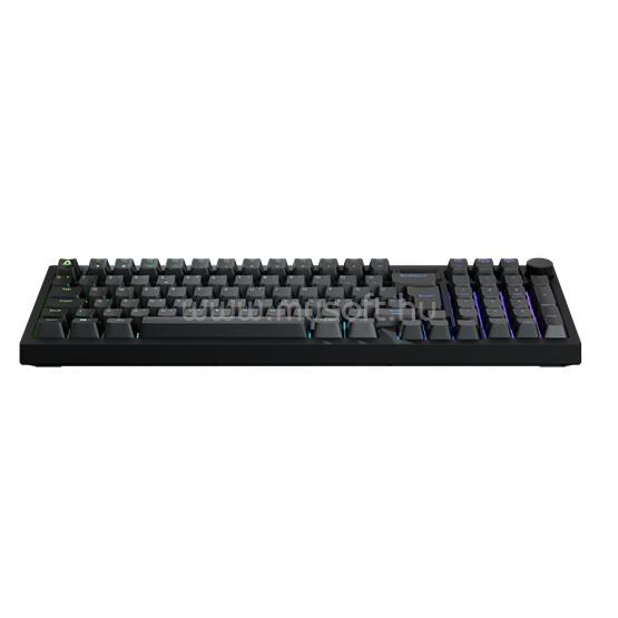 AVAX GM02 75% Gasket RGB mechanikus vezetékes billentyűzet Outemu silent white switch, magyar kiosztás