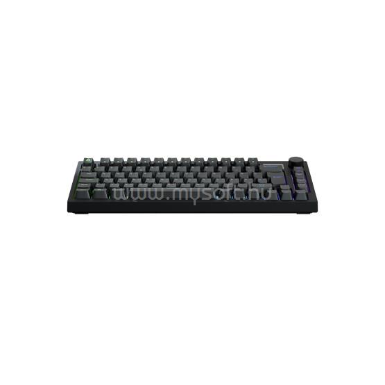 AVAX GM03 98% Gasket RGB mechanikus vezetékes billentyűzet Outemu silent white switch, magyar kiosztás