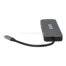 AVAX HB612 CONNECT+ 8in1 Multi HUB 2xUSB 3.0, TypeC, HDMI(4K/60Hz), RJ45, TF/SD, PD 100W 5999574480651 small