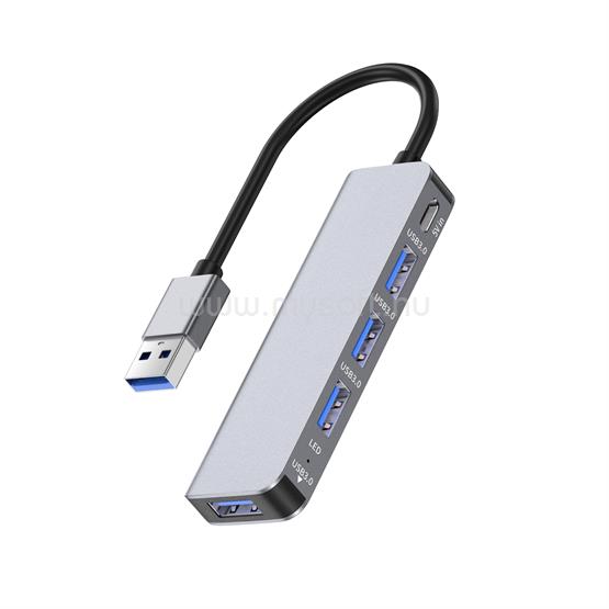 AVAX HB900 PRIME USB 3.0 - 4x3.0 USB HUB +CF töltés