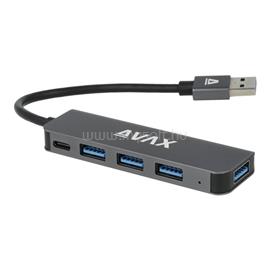 AVAX HB900 PRIME USB 3.0-4x3.0 USB HUB+CF töltés AVAX_HB900 small