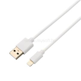 AVAX KAB CB104W PURE USB A-Lightning kábel, 2.1A, fehér - 1m 5999574480026 small