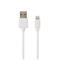 AVAX KAB CB104W PURE USB A-Lightning kábel, 2.1A, fehér - 1m 5999574480026 small