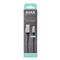 AVAX CB401G STEELY USB A-Lightning 20W gyorstöltő, sodorszálas kábel, 3A, acélszürke - 1,5m 5999574480071 small