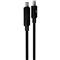 AVAX CB653 PULSEY 60W USB-C gyorstöltő kábel, fonott, szürke - 0,5m AVAX_CB653 small