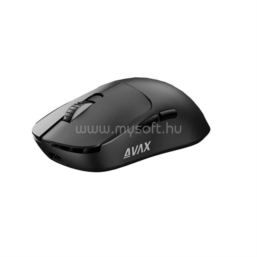 AVAX LW03 PRO PAW3395 vezeték nélküli gamer egér (fekete)