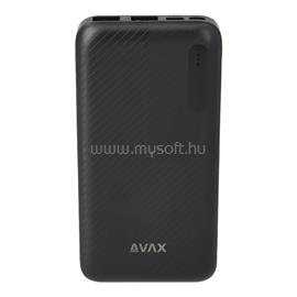 AVAX PB104B LIGHTY 10000mAh fekete powerbank PB104B small