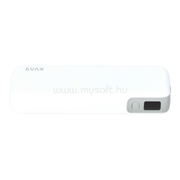 AVAX PB106W LEISURE 15000mAh Type C/PD 30W+QC 18W gyorstöltő fehér powerbank