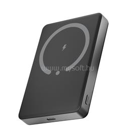 AVAX PB600 FREELY+ 15W mágneses SLIM vezeték nélküli Powerbank 10.000mAh + 20W USB-C (PD3.0), (szürke) AVAX_PB600 small