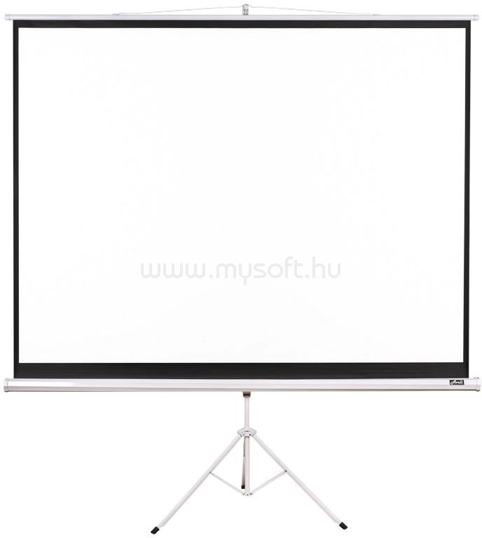 AVELI Vetítővászon - állványos és rolós, mobil állvány, 73", (4:3), 150x113 cm