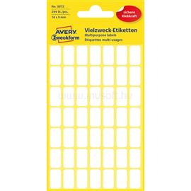 AVERY 3072 16x9mm univerzális 294db-os fehér etikett AVERY_3072 small