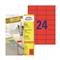 AVERY 3448 70x37mm piros univerzális címke AVERY_3448 small