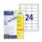 AVERY 3658 QP 64,6×33,8mm univerzális 2400db-os etikett AVERY_3658 small