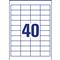 AVERY 4780-65 48,5x25,4 mm univerzális 50+15 lap 2600 db-os etikett AVERY_4780-65 small
